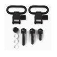 thumbnail image 1 of 1in QD Buckle Base Sturdy Iron Quick Release 3 Screws 2 Loop Buckles Set for Straps, 1 of 5