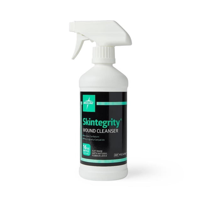 Limpiador de heridas Medline Skintegrity, botella en aerosol de 473 ml