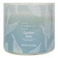 thumbnail image 2 of Mainstays 3-Wick Textured Wrapped Garden Rain Scented Candle, 14 oz, 2 of 6