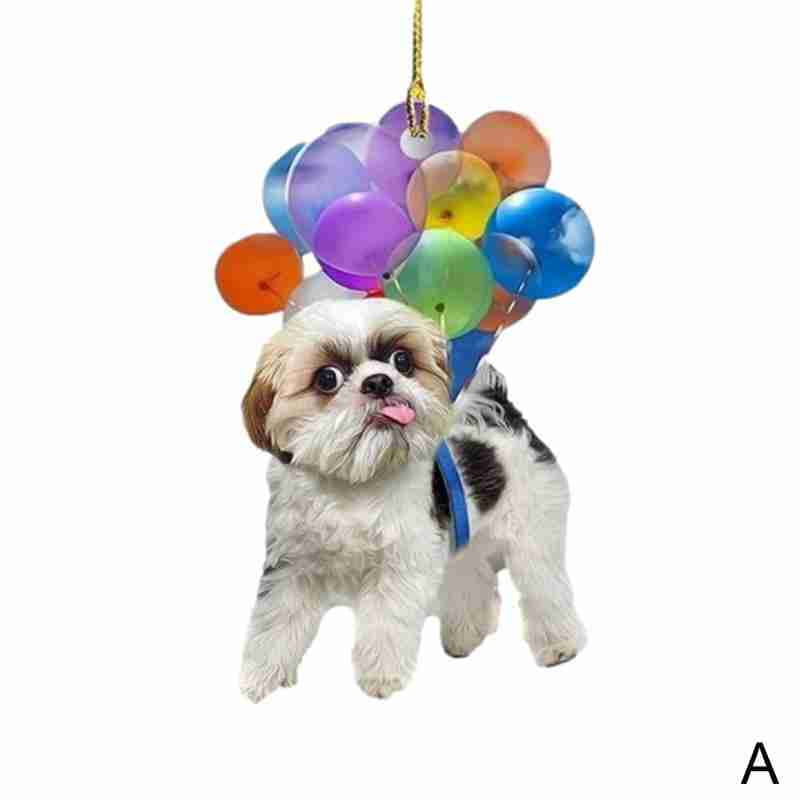 by E & S Pets MALTESE Puppy Cut-Shatterproof Ball Ornament--3"- 