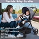thumbnail image 3 of Cochecito de Bebé – 2 en 1 Convertible – Asiento Reversible y Capazo – Plegado con Una Mano – Respaldo Reclinable – UPF 50+ – Cesta y Reposapiés Ajustable – 5 Puntos – Recién Nacidos y Niños – Ligero, 3 of 7