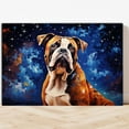 thumbnail image 4 of American Bulldog Dog Canvas Van Gogh Starry Night Wall Art Gifts Canvas Wall Art Frame Music Artist Customized Canvas Framed Photo Art Work For The Bedroom(Gifts For Dog Lover ), 4 of 6