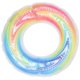 thumbnail image 1 of KAKOWELY Anillo de natación de verano, anillo de natación inflable de arcoíris colorido, anillo de natación de seguridad, 1 of 4