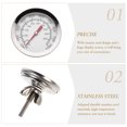 thumbnail image 2 of 2 Pcs Bimetallic Oven Thermometer Food Thermometer Kitchen Barbecue Thermometers, 2 of 7