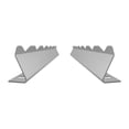 thumbnail image 1 of Boquillas Rack Set Flat BBQ Barbacovia Brochadora de metal Metal Metal Brochers para asar kabob para brochetas para vegetales BBQ, 1 of 8
