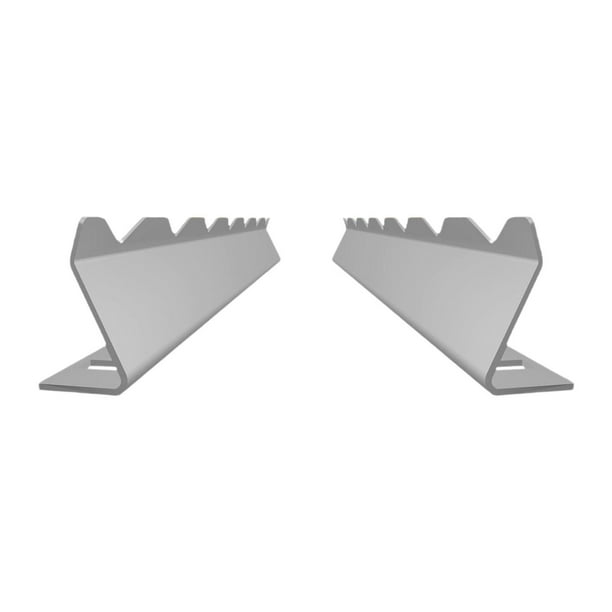 Juego de soporte para brochetas, palitos para barbacoa, brochetas reutilizables para kebab, brochetas planas y largas para carnes, mariscos y pollo.