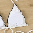 thumbnail image 7 of Glisme White Bikini Sets For Women Two Piece Swimwear Top And High Waisted Bottoms Swimsuit For Beach Pool For Beach Play, 7 of 7