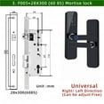 thumbnail image 2 of IP65 Waterproof Lock Electronic Smart Door Lock With Fingerprint/Smart Card/Password/Key/APP Unlock ,Integrated Smart Home, 2 of 6