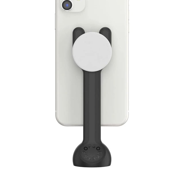 Soporte flexible para teléfono y trípode PopSockets, color negro