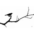 thumbnail image 3 of Larson, Nathan 18x13 Black Modern Framed Museum Art Print Titled - Bird Silhouette, 3 of 5