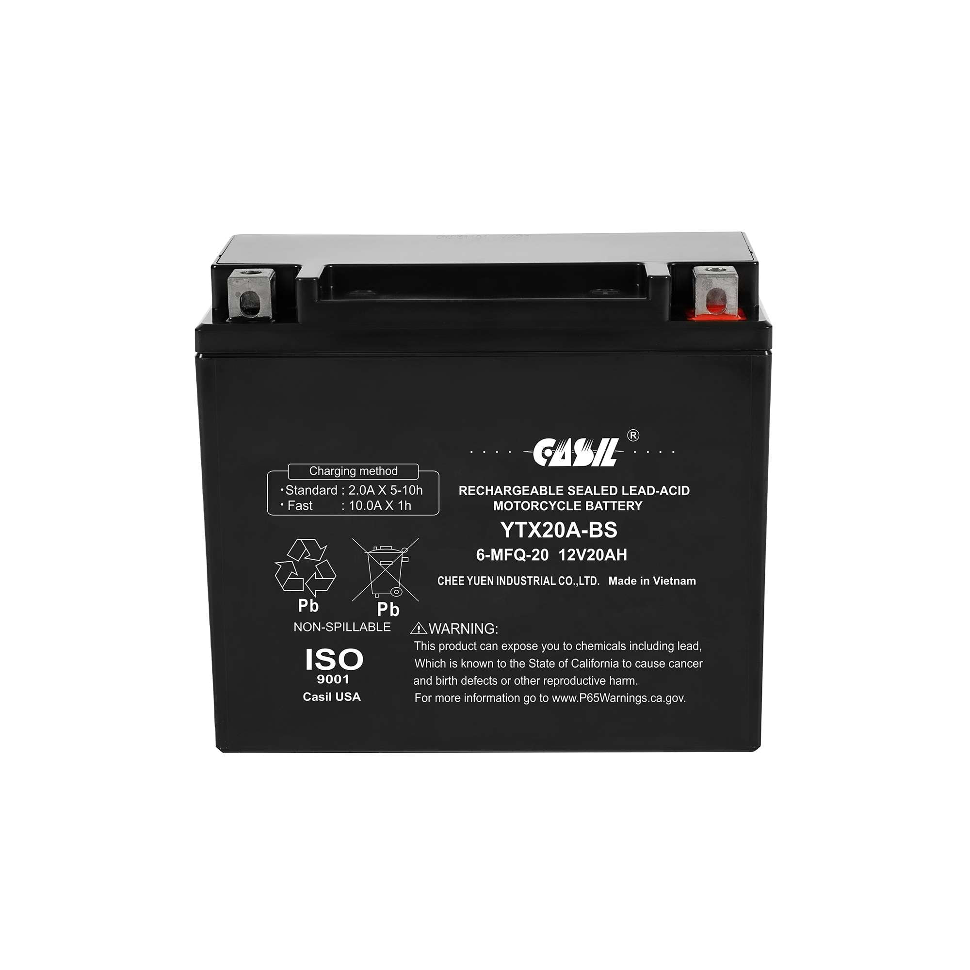 Lead Acid 2001 Yamaha R6 Battery Marine Battery Kmg Yt9b Bs