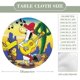 thumbnail image 2 of El show de Quick Draw McGraw-theme Fitted Round Tablecloths Elastic Edged Table Covers Waterproof Table Cloth for Kitchen Holiday Party Tables Decor 150cm, 2 of 6