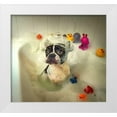 thumbnail image 1 of Ddiarte 22x20 White Modern Wood Framed Museum Art Print Titled - The Bath, 1 of 4