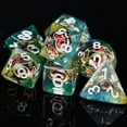 thumbnail image 5 of Cusdie 7-Die Resin DND Dice, Polyhedral Dice Set Filled with Eyeball for Role Playing Game Dungeons and Dragons D&D Dice Pathfinder, 5 of 5