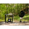 thumbnail image 2 of NUUK Double-Shelf Rolling Outdoor Dining Grill Cart, 20" x 30" BBQ Pizza Oven Table and Food Prep Worktable Station, 2 of 10