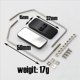 thumbnail image 4 of 2X Espejo Retrovisor de Metal para 1/10 RC Coche de Orugas TRX4 D90 SCX10 1/14 Truck MAN Piezas de ActualizacióN, 4 of 5