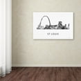 thumbnail image 4 of Trademark Fine Art 'Gateway Arch St Louis Skyline WB-BW' Canvas Art by Marlene Watson, 4 of 4