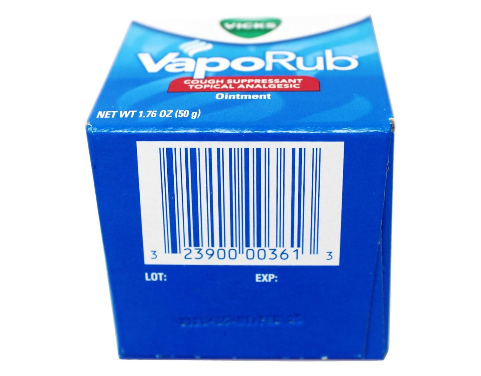 Vicks VapoRub Topical Cough Chest Rub & Analgesic Ointment, overthe