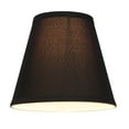 thumbnail image 3 of Mainstays Mix & Match 4.5x8x7" Solid Black Accent Lamp Shade, Round, 3 of 8