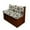 Mandragora, variant on XYZCANDO Fire and Ice Wolf RV Dinette Cushions Comfortable Camper Accessories Washable Loveseat Sofa Chair Cover Furniture Protector Soft 2 Seat Sofa Cover for RV Camper Car Bench Red