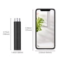 thumbnail image 5 of LISAPACK 8ML Perfume Atomizer Spray Bottle (2 PCS) Empty Cologne Dispenser Portable (Black, Grey), 5 of 6