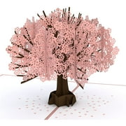 Cherry Blossom Classic Pop Up Card - 3D Card, Mother’s Day Card, Card for Wife, Card for Mom, Anniversary Pop Up Card, Greeting Card, Pop Up Birthday Card