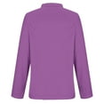 thumbnail image 5 of AherBiu Golf Shirts for Women Long Sleeve Tops Quarter Zip up Lapel V Neck Lightweight Tennis Shirt Blouse, 5 of 5