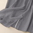 thumbnail image 5 of Wide Leg Midi Everyday Skirts Women High Rise Comfortable Fit Casual Skirt Grey XL, 5 of 7