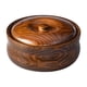 thumbnail image 4 of Cuenco de madera perfecl Ensaladera decorativo reutilizable hecho a mano 20cmx7.5cm, 4 of 8