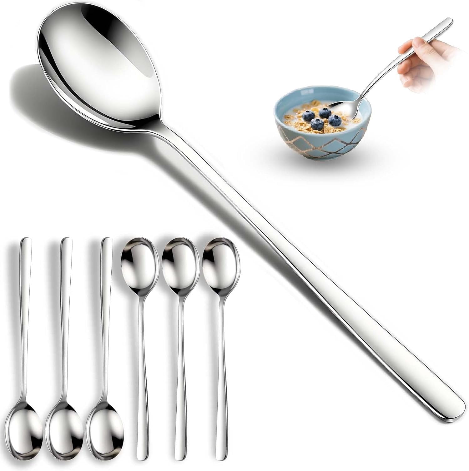 zak!designs ハッピースプーン 2本セット Zak! Designs 3pc Happy Face Spoon Set - Red, White & Blue
