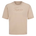 thumbnail image 2 of Men's Levelwear Khaki Detroit Tigers Ethereal Oversized Luxe Signature Knit T-Shirt, 2 of 3