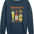 thumbnail image 3 of Budweiser - Classic Lineup - Women's French Terry Long Sleeve Shirt, 3 of 5