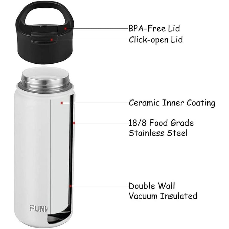 KUYING 18/8 Stainless Steel Double Wall Vacuum Insulated Travel Coffee Mug  with Handle/Portable Thermal Cup,Wide Mouth Tumbler with Leak Proof  Lid,17oz,Champagne price in Saudi Arabia,  Saudi Arabia