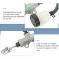 thumbnail image 3 of OULII Brake Cylinder Lever Rear Brake Master Cylinder Silver Rubber for Motorcycle Riding 1Pack, 3 of 8