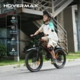 thumbnail image 3 of HOVERMAX 20" Electric Bike, Electric Bike for Teens, 250W Motor, 15 mph, 25 Miles Range, E-Bike, Teen Electric Bicycle, UL 2849, Black, 3 of 8