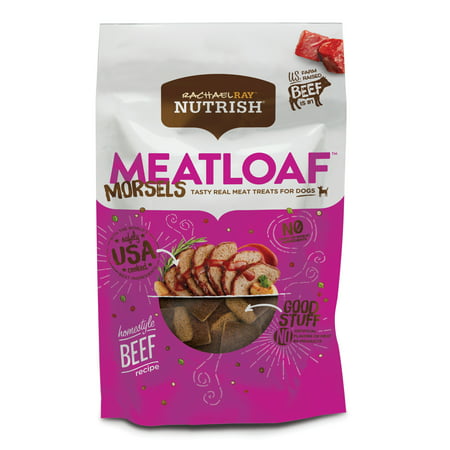 Rachael Ray Nutrish Meatloaf Morsels Dog Treats, Homestyle Beef Recipe, 12 (Best Raw Meat To Feed Dogs)