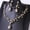 Champagne, variant on Rhinestone Water Drop Bridal Jewelry Sets for Women Choker Necklace Earring Set Wedding Bride Jewelry Sets