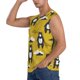 thumbnail image 3 of Fotbe Cartoon Bear Yellow Men's Camiseta sin Mangas Estampada para Hombres, Playera Casual para Gimnasio, Entrenamiento, Playa-Medium, 3 of 7