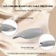 thumbnail image 5 of Uñas postizas adhesivas JOYVVEW medianas largas cuadradas color gris piedra, 5 of 7