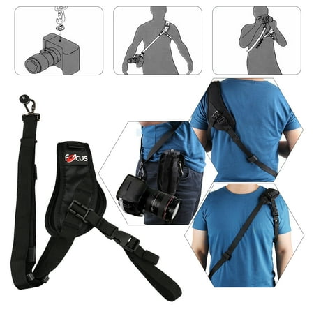 TSV Single Shoulder Sling Belt Strap for DSLR Digital SLR Camera Quick (Best Camera Shoulder Strap)