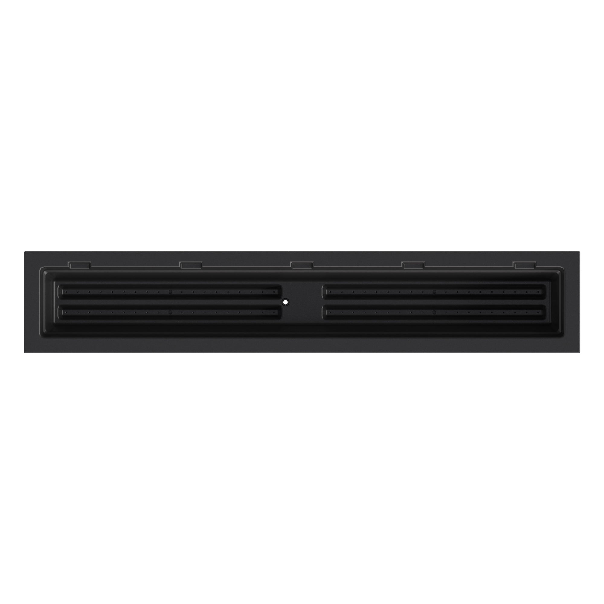 Mayne Fairfield 60" x 11" x 11" Rectangular Black Self Watering Plastic Window Box Planter