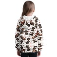 thumbnail image 3 of Pzuqiu Dog Print Hooded Sweatshirts for Boys Size 4-5 Warm Wind Proof Children's Long Sleeve Sweatshirt Versatile Stretchy Fall Winter Clothes Fashion for Everyday Wear, 3 of 7