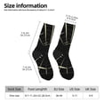 thumbnail image 2 of Fuzoiu Spiders On The Web Print Athletic Crew Socks for Men & Women,Casual Crew Socks,Above Ankle Crew Socks for Business, Casual, 2 of 6