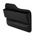 thumbnail image 1 of Organizador de cuero sintético para huecos de asientos de coche, accesorios para automóviles, almacenamiento de grietas Lado copiloto negro, 1 of 9