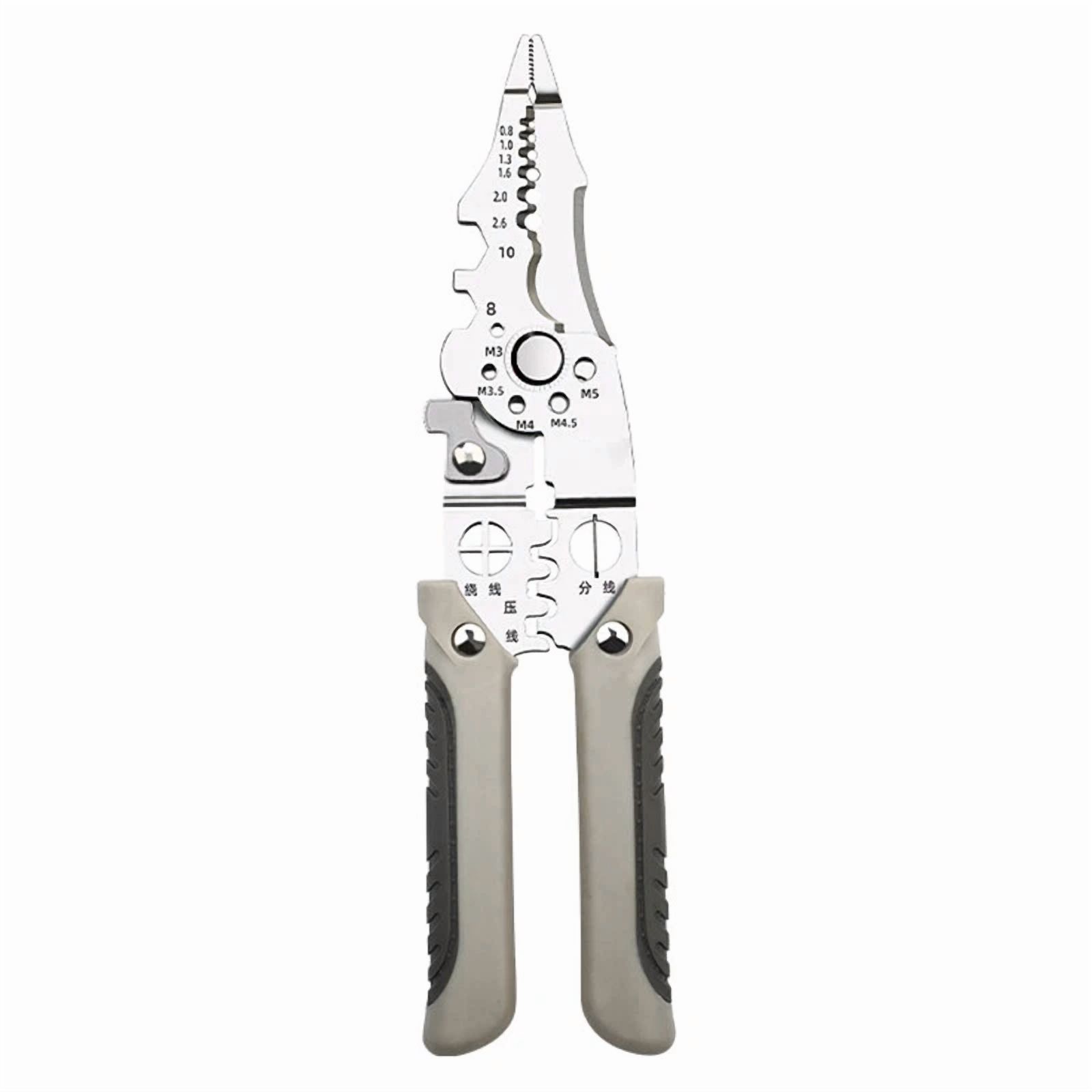BUTTERFLY- Multifunctional Adjustable Wire Stripper Cutter Crimper Terminal Tools Pliers Us