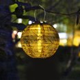 thumbnail image 4 of Linterna LED pintada con energía solar Iluminación colgante para jardín impermeable al aire libre (B) Lamparas Tmvgtek Para estrenar, 4 of 9