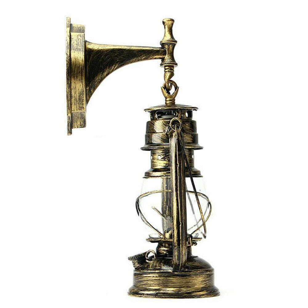 Vintage Antique Outdoor Wall Light, Porch Light Lantern Lamp Wall Sconce E27 Base