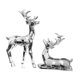thumbnail image 2 of Adorno de animal óptico acrílico ciervo transparente Strade Fareast Limited, 2 of 8