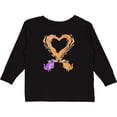 thumbnail image 3 of Inktastic Fire Heart Dragons Boys or Girls Long Sleeve Toddler T-Shirt, 3 of 5