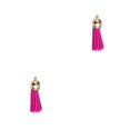 thumbnail image 2 of Monstrate 10 piezas de dijes de llavero, accesorio de adorno de flecos único, accesorios para hacer joyas, borla de ante pequeña para Type2 NO2, 2 of 6